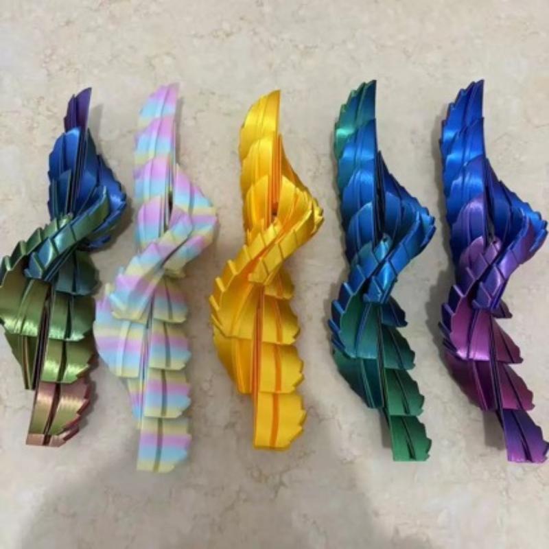 3D Printed Twisty Fidget Egg Portable Sensory Toy Stress Relief Desk Toy for Office Workers Kids Easter Basket Fillers
