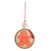 Handcrafted Wooden Holiday Cookie Decorations Safe For Kids Pet Nontoxic Paint Efficient Christmas Ornament