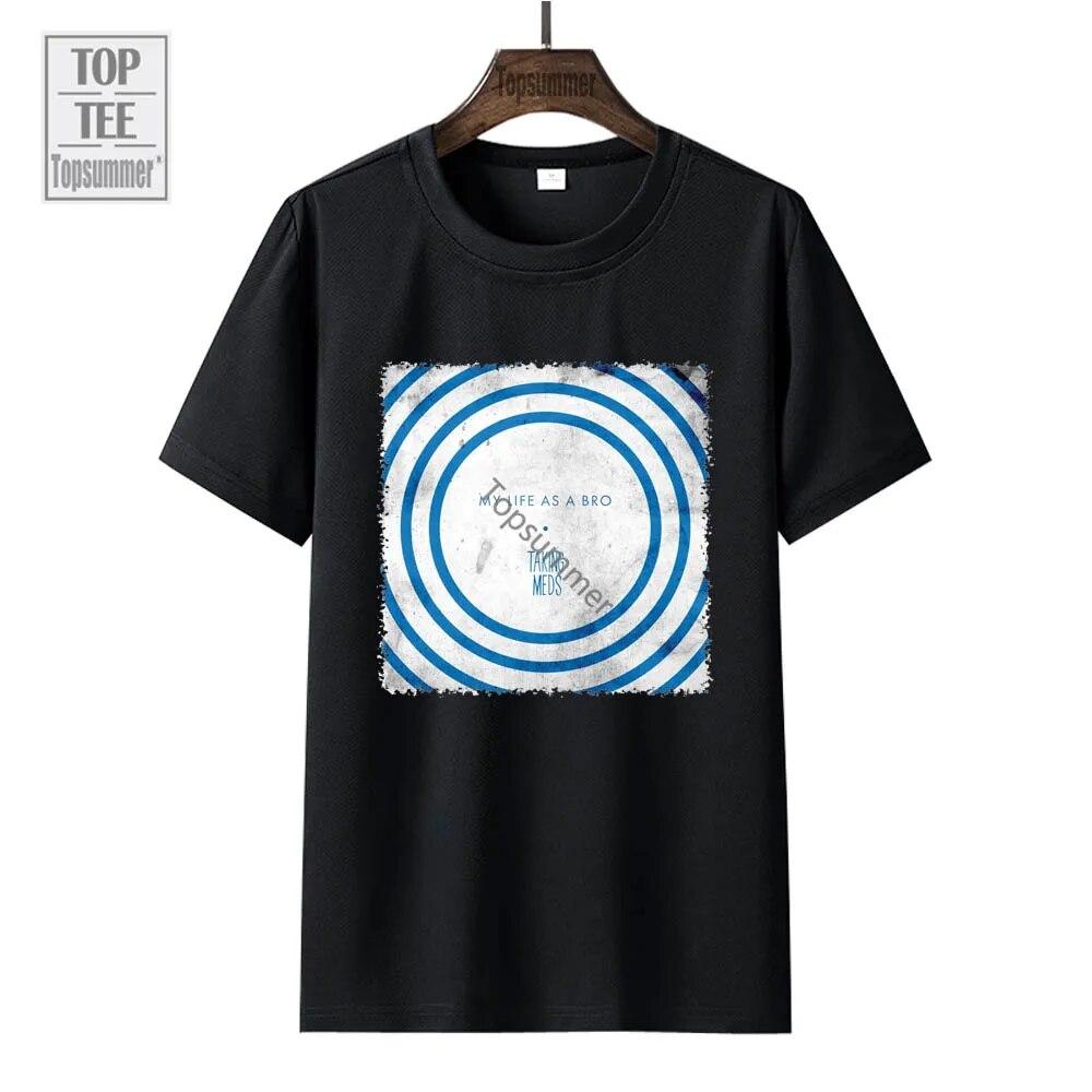 Mitt liv som en bro-album t-shirt Taking Meds Tour t-shirt Unisex Hip Hop Rock kortärmad t-shirt FeUnisex Svarta kläder