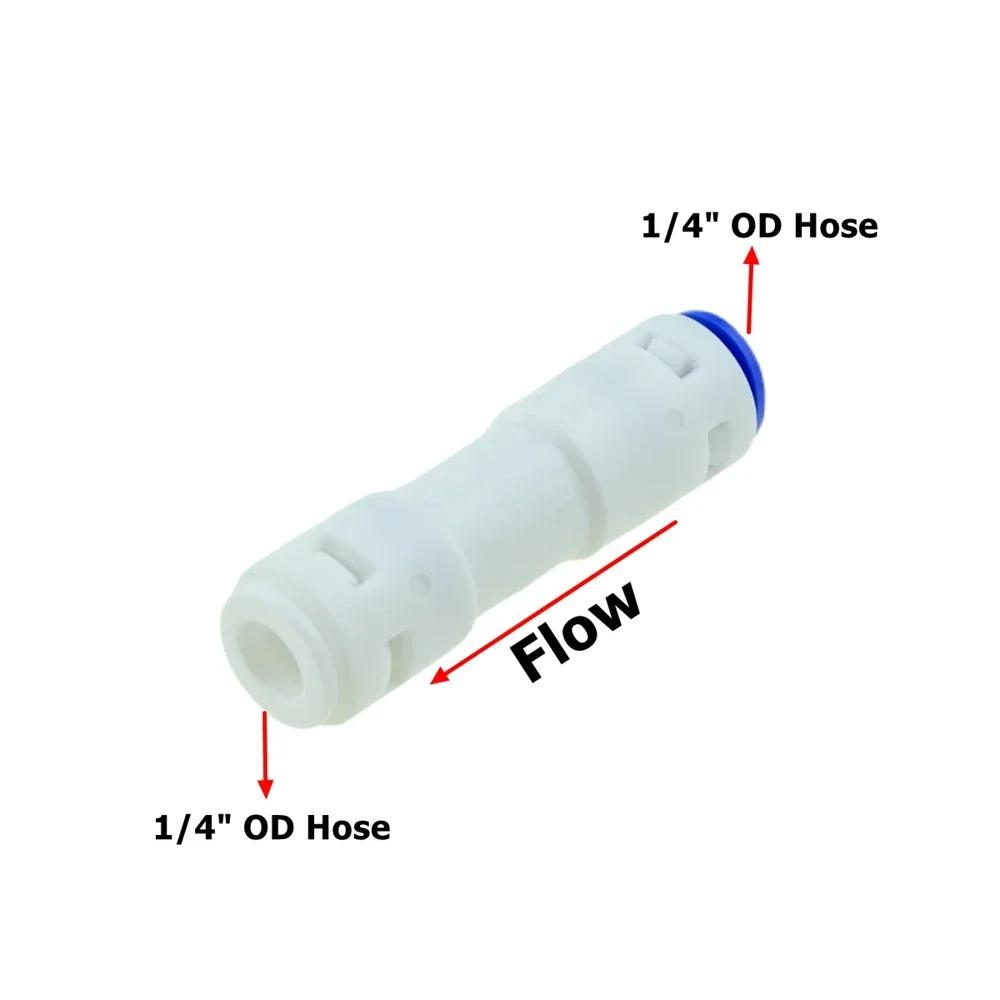 Cot Apă RO Supapă de Sens Dreaptă Fiting Cuplare Rapidă 1/4 3/8 Furtun 1/8" Tată Sistem Osmoză Inversă Conector Tub Plastic