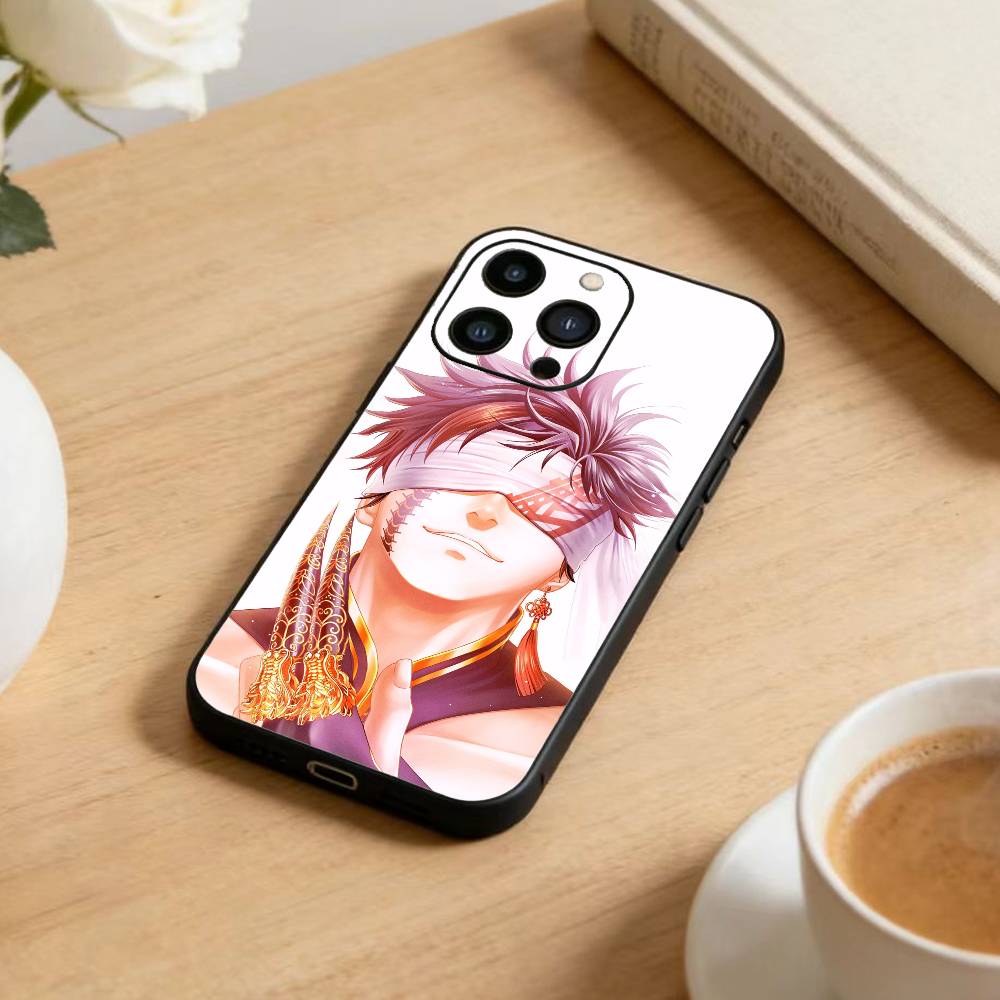 D-Record of Ragnarok Anime Phone Case For iPhone 17 16 15 14 13 12 Max Plus Silicone Black Cover