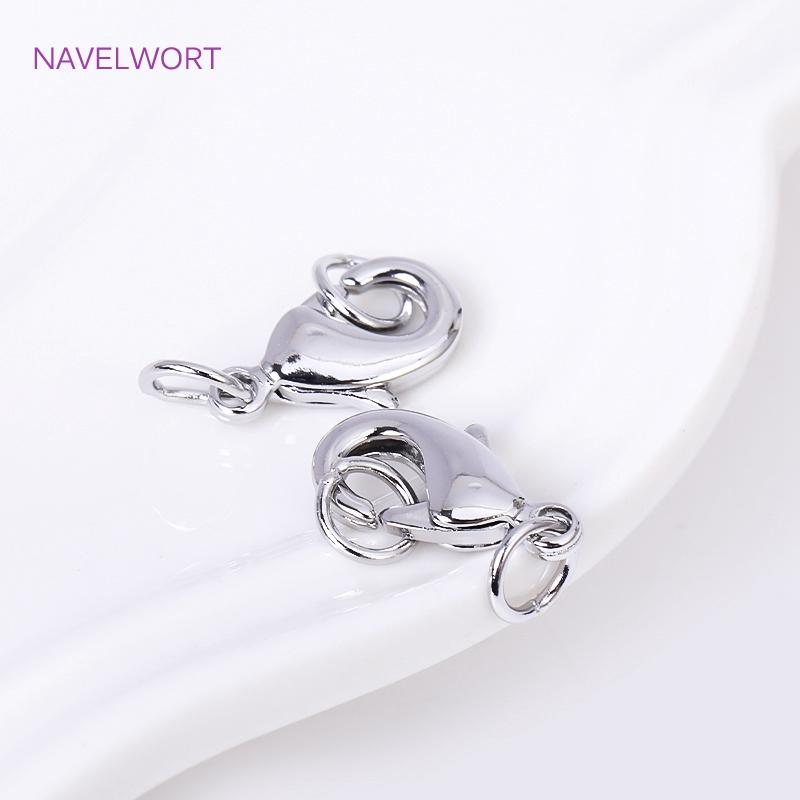 10/12mm 18K Gold Plated Brass Lobster Clasp With Closed Ring,Clasp For Jewellery,Lobster Clasp Connector,Accessories For Jewelry