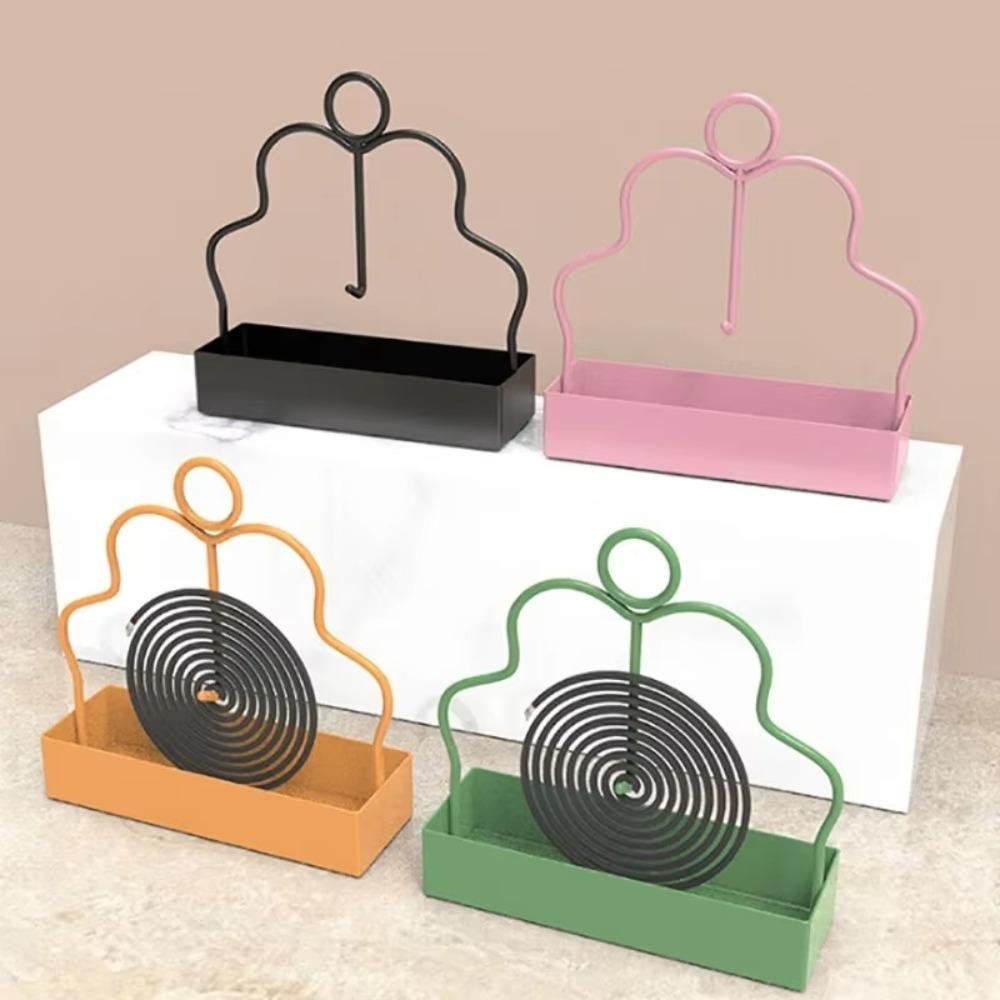 

with Tray Mosquito Coil Holder Mosquito Repellent Repellent Incense Rack Bedroom чорний