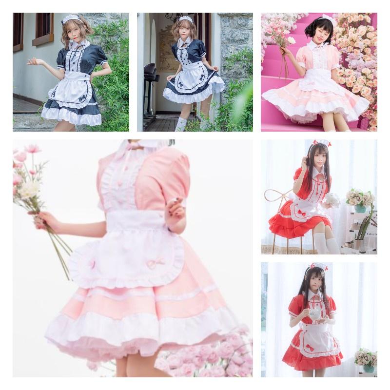 Cute And Stylish Alice In Wonderland Maid Costume For Cosplay And Anime Shows One-piece Design