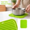 Silicone Dish Drying for Kitchen Counter, Heat Drainage Table