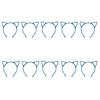 10Pieces Cats Ear Hairhoop Hair Styling Ornament Bendable Hairband For Kids Adults Theme Parties And Everyday Wear