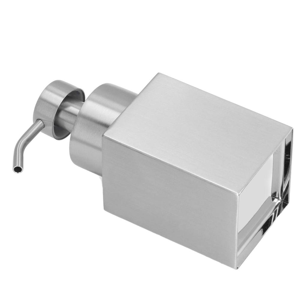 Ongwan Foaming Soap Dispenser, 304 Stainless Steel, Standing Soap Dispenser, Shower Gel Dispenser with PP Pump Head, for Bathroom, Kitchen, and Decora