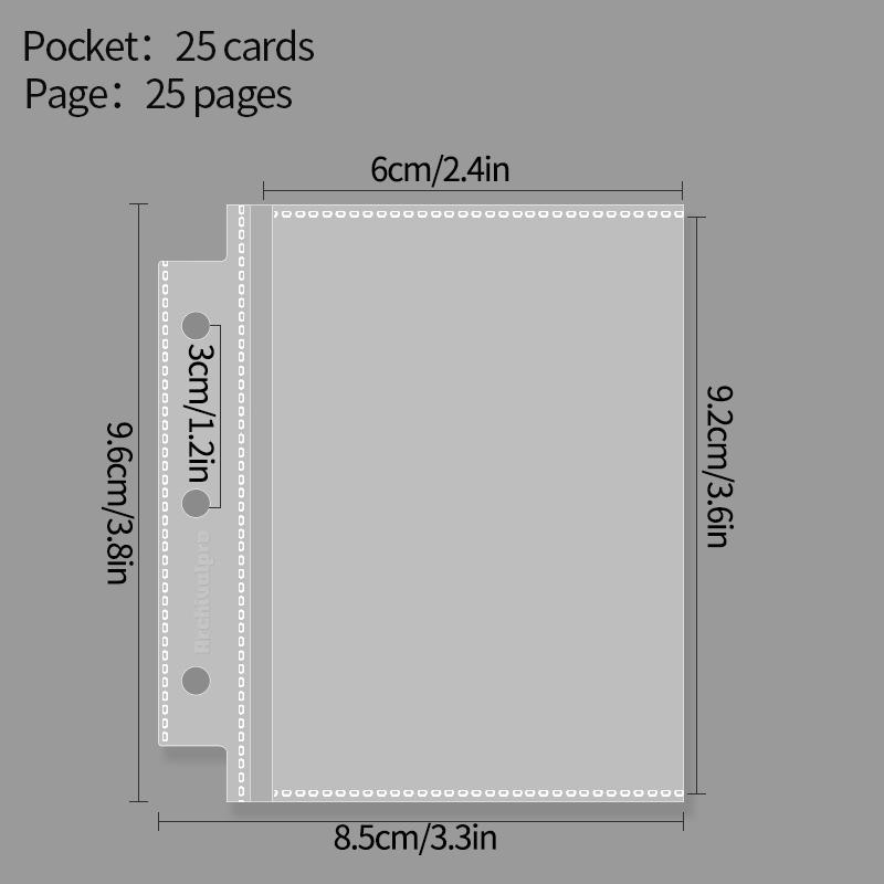 10/25pcs Kpop Binder Photocard Holder 4/5/9 Space Album Inner Pages Binder Collection Idol Cards Collect Book Picture Holder