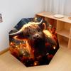 1 PC Automatic Folding Umbrella - Yak Pattern, Portable & Foldable Design with 8 Ribs, Christmas Birthday Gifts