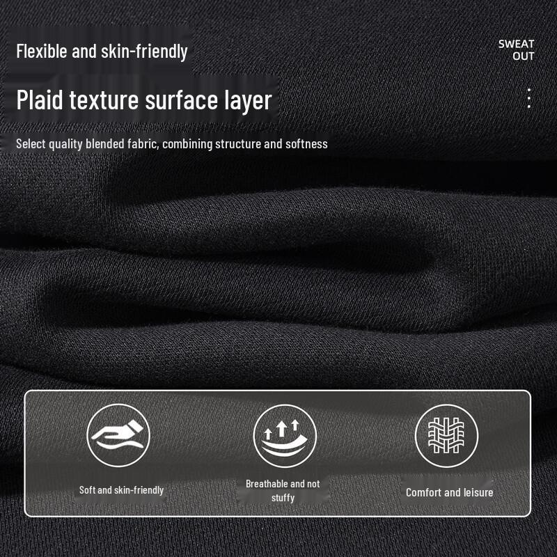 JEANSWEST LIFE Men's Loose Fit Half-Zip Pullover Sweatshirt