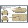Pit Road 1/144 SGK Series American M1A2 SEP Abrams TUSK I Plastic Model Kit, 68.2mm Long, SGK14