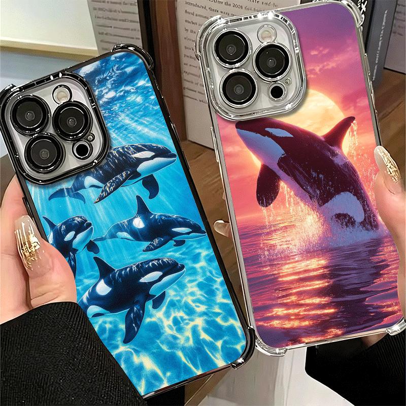 Orca Ocean Pattern Soft Phone Case For Xiaomi Poco X7 X8 Pro Max X6 X5 X3 F8 Ultra F7 M8 M7 M5S Redmi 15C 15A 15 14C 13C 12C 13