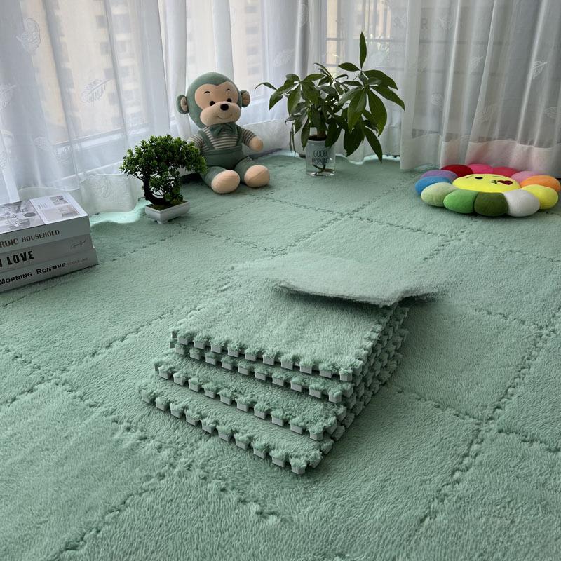 Plush Bedside Foam Mat: Customizable, Dirt-Resistant Tatami for Full Bedroom