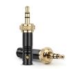3.5mm Gold Plated Lockable Stereo Plug Professional Auditory Connection for Home Theater Systems