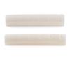 Musiclily Pro 44x5x9mm Bone Flat for YA Style Acoustic 2 Pieces String-Slotted Nut, Bottom, 6-String L-Series Guitars, White,