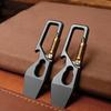 Multifunction Waist Quick Hanging Keychain Buckle Key Hook Snap Clip Titaniums Alloy Keychain Key Buckle Carabiner Clip