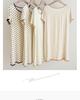 Polka Dot Girly Short Sleeve Modal Nightgown with Lace and Chest Pad