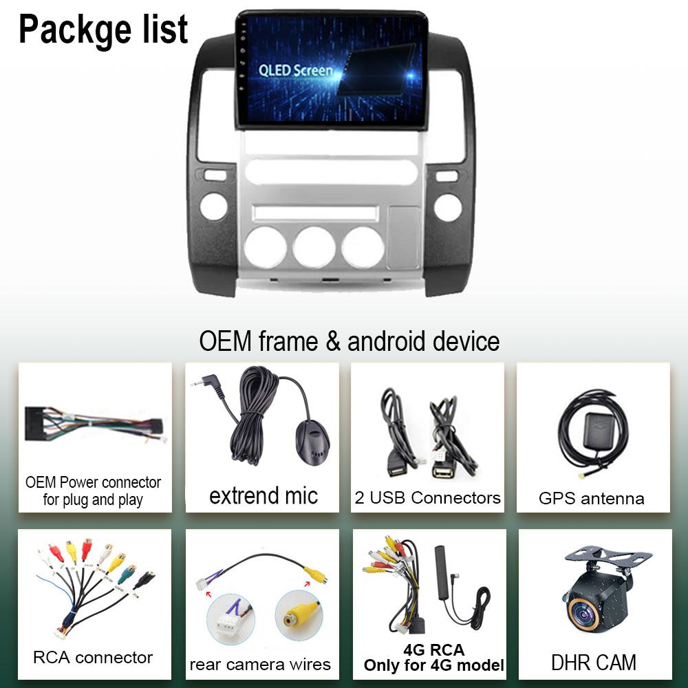 Car Radio Player For Nissan Pathfinder R51 2004 - 2009 GPS Navigation Android 14 Autoradio Screen Carplay 4G Wifi NO 2din DVD