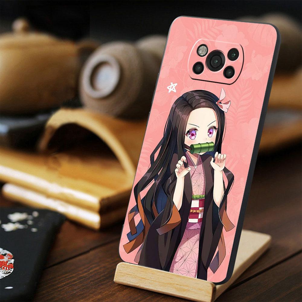 Demon Slayer Kimetsu Anime Shockproof Celular Funda For Xiaomi POCO X3 NFC F3 MI 11 Lite M4 Pro 5G X4 10T M3 11T 9T F4 GT