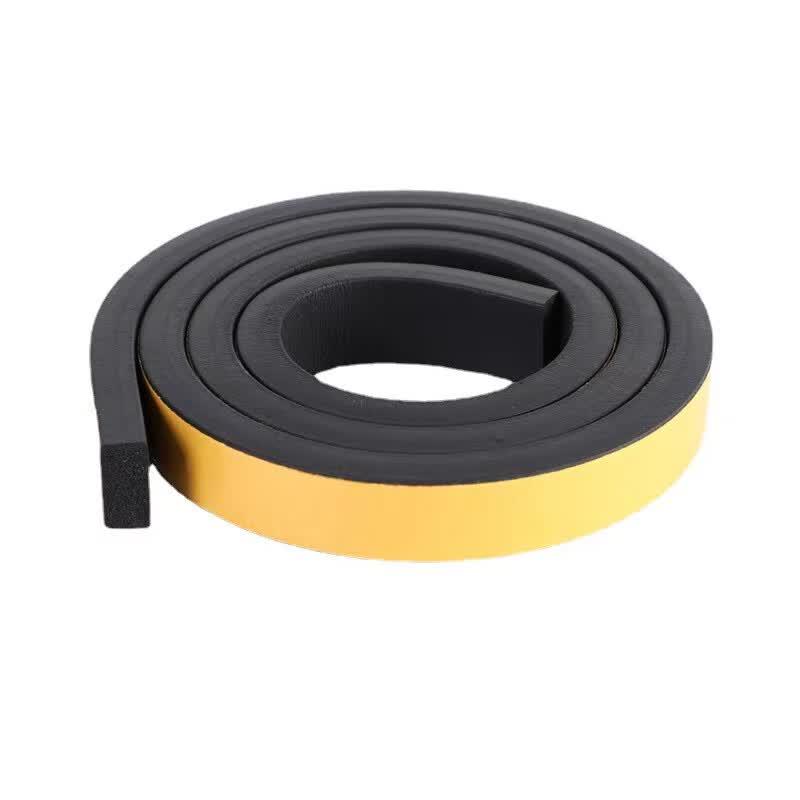 Самоклеящаяся плоская пенопластовая уплотнительная лента из EPDM