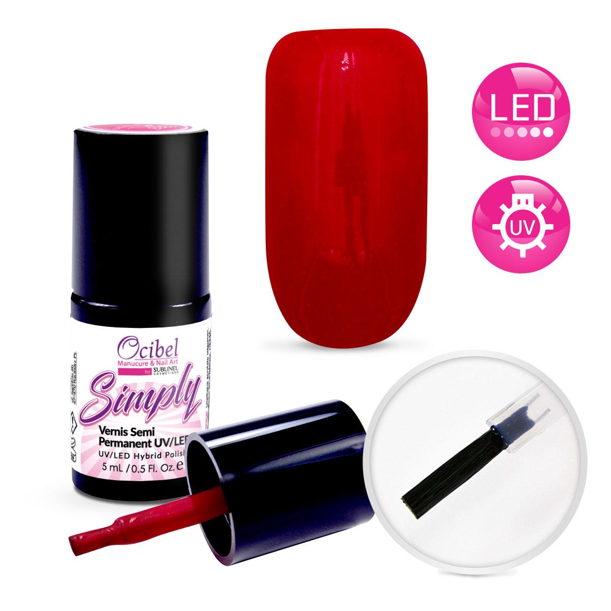 

Simply Semi Permanent UV/LED лак для нігтів 1 шар 5 мл - Neon Fuschia №2988