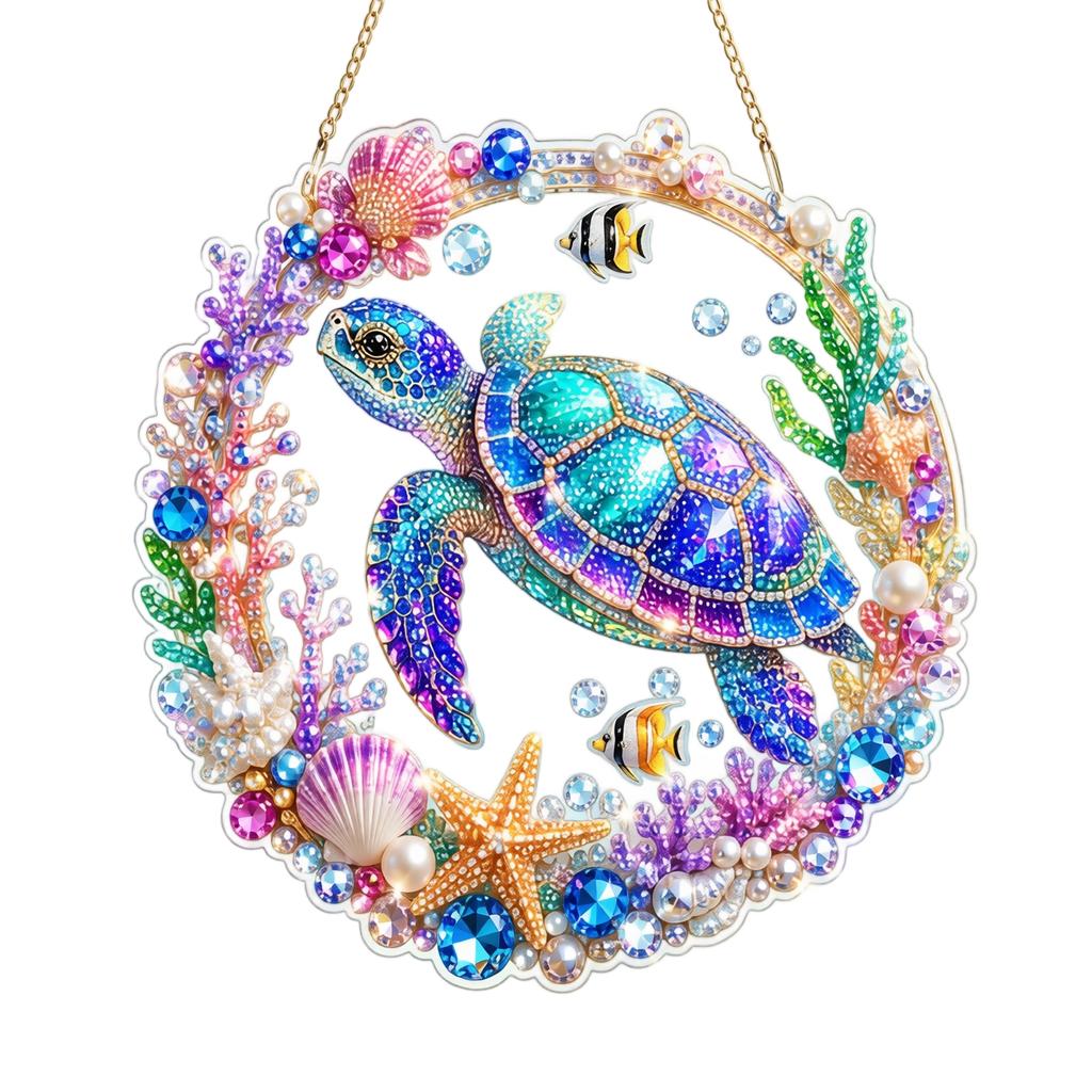 5D Acrylic Pendant Series, Decorative Hanging Ornament for Home