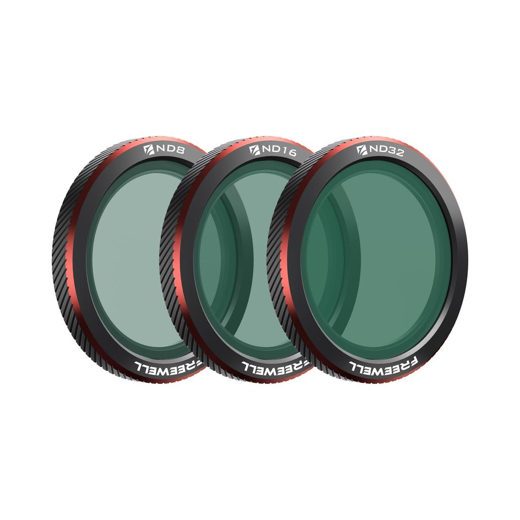Freewell Zestaw 3 Filtrów Magnetycznych Kompatybilność Drony DJI Neo 2 ND, UV, CPL, ND/PL, Glow Mist 1/4 Akcesoria Fotograficzne