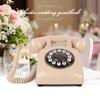Audio Message Book Voice Record Vintage Telephone Recorder with Wireless BT Function Wedding Phone