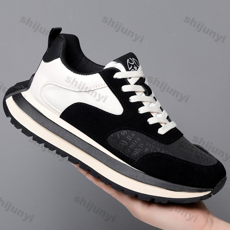 Herrenschuhe 2026 Frühling Herbst Neue Mode Bequem Höhe Erhöhend Lässig Laufschuhe Atmungsaktiv Rutschfest Plateau Sneaker