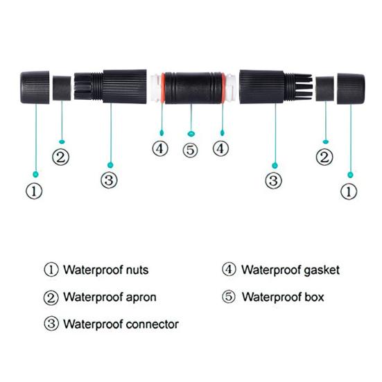 Ağ Bağlantısı Altın Kaplama Tak Çalıştır Su Geçirmez Dişi-Dişi RJ45 LAN Ayırıcı Adaptörü Dış Mekan İçin