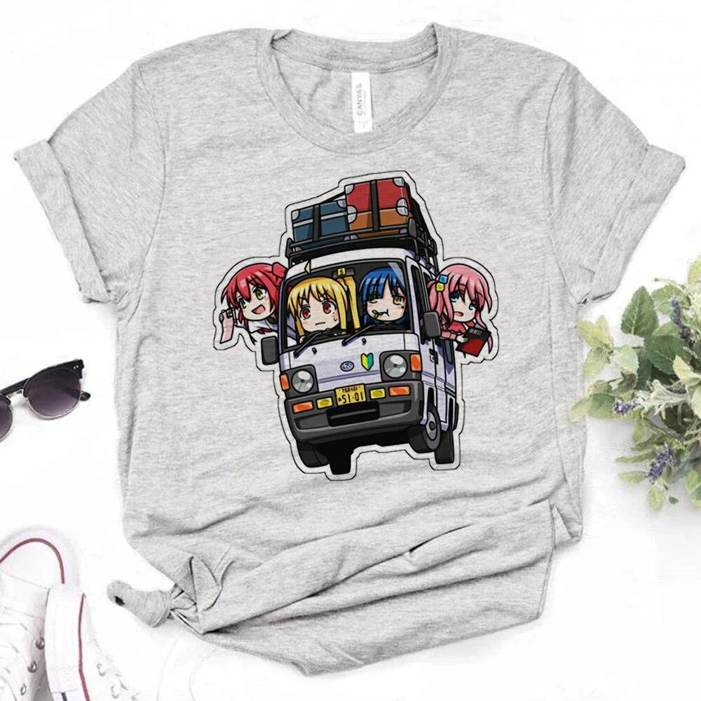 Bocchi the Rock t shirt women summer funny graphic t-shirts girl manga designer graphic clothes Unisex