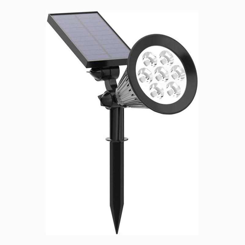 Solar Light Outdoor Waterproof Solar Garden Light Landscape Lighting Channel Spotlight Wall Light Automatic on/off (warm/white)