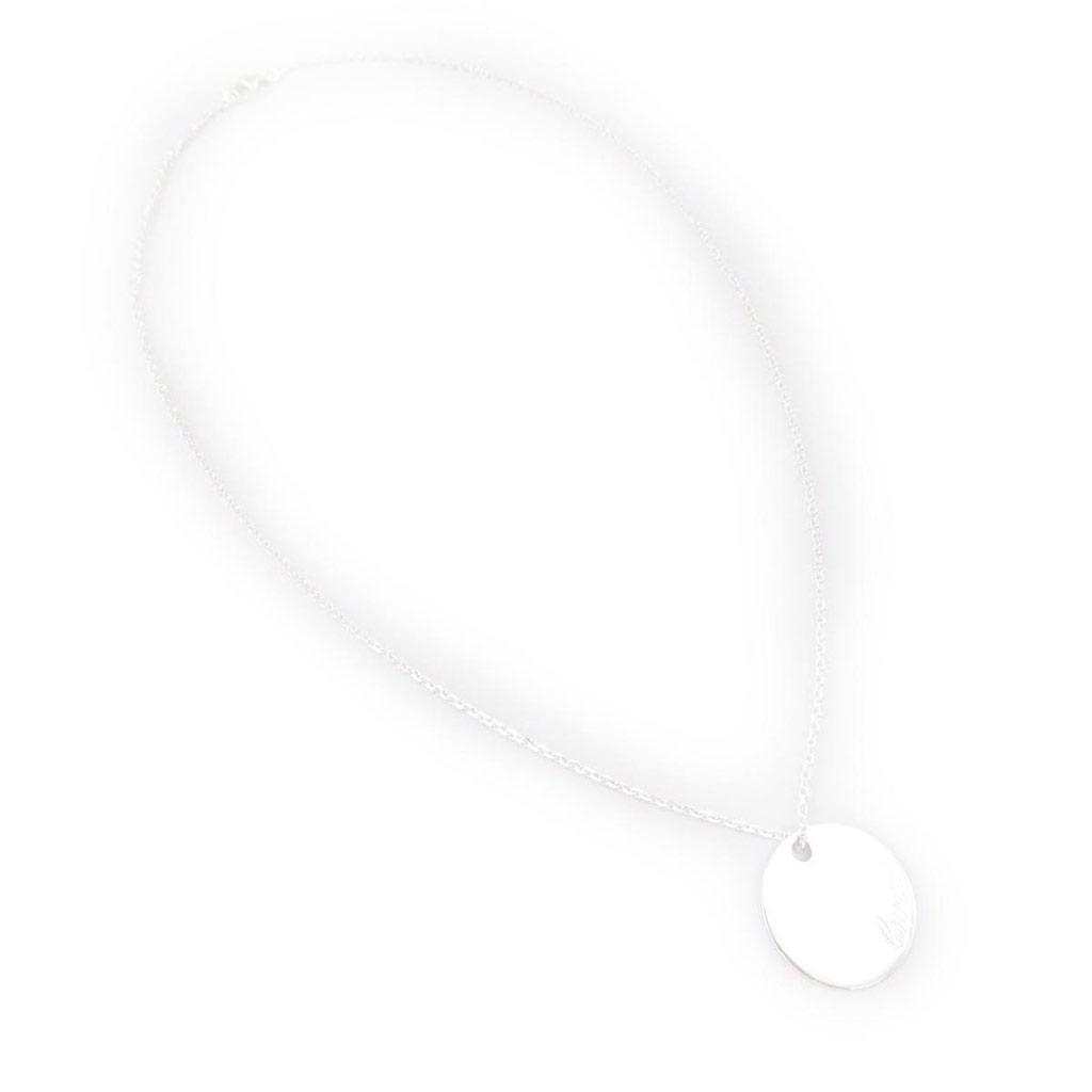 Les Trésors De Lily [C6337] - Silver 'Love' Silver Necklace - 20 Mm