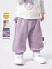 Boys' Infant Fleece Sweatpants - Casual Long Pants for Autumn/Winter 2024