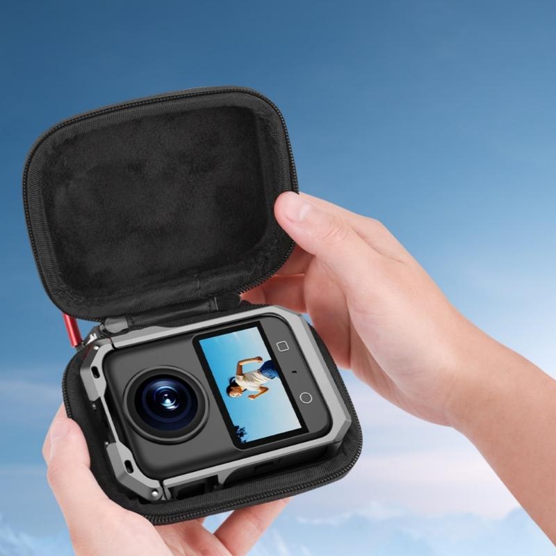 Waterproof Carrying Bag for 360 Action Camera Storage Impact Resistant Construction
