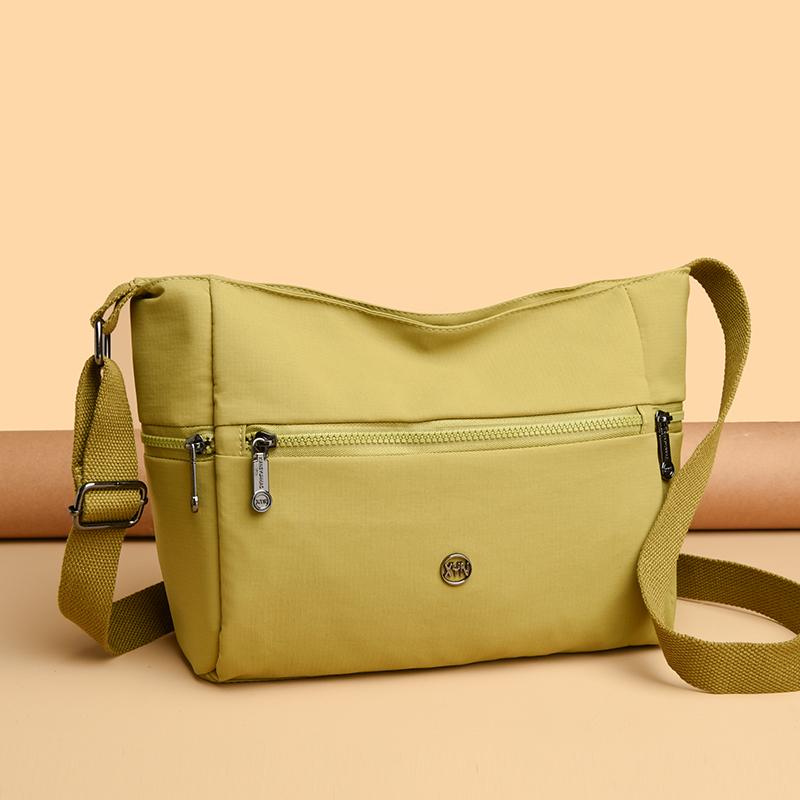 Women's Shoulder Bag Lightweight Crossbody Bag Water-Repellent Nylon Bag Mother Bag