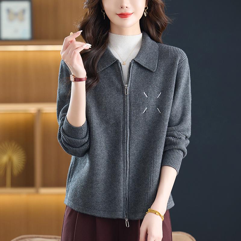 Women's Slimming Knitted Cardigan - Spring/Autumn 2025 New Style