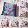 Miss Kobayashis Dragon MaidS Cushion Cover Premium Comfort Reversible Pillow Cove -Two In One Design for Any Room & Car Interior
