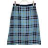 Mina Perhonen Blue Tartan Silk Skirt Skirt Not Written blueUsed