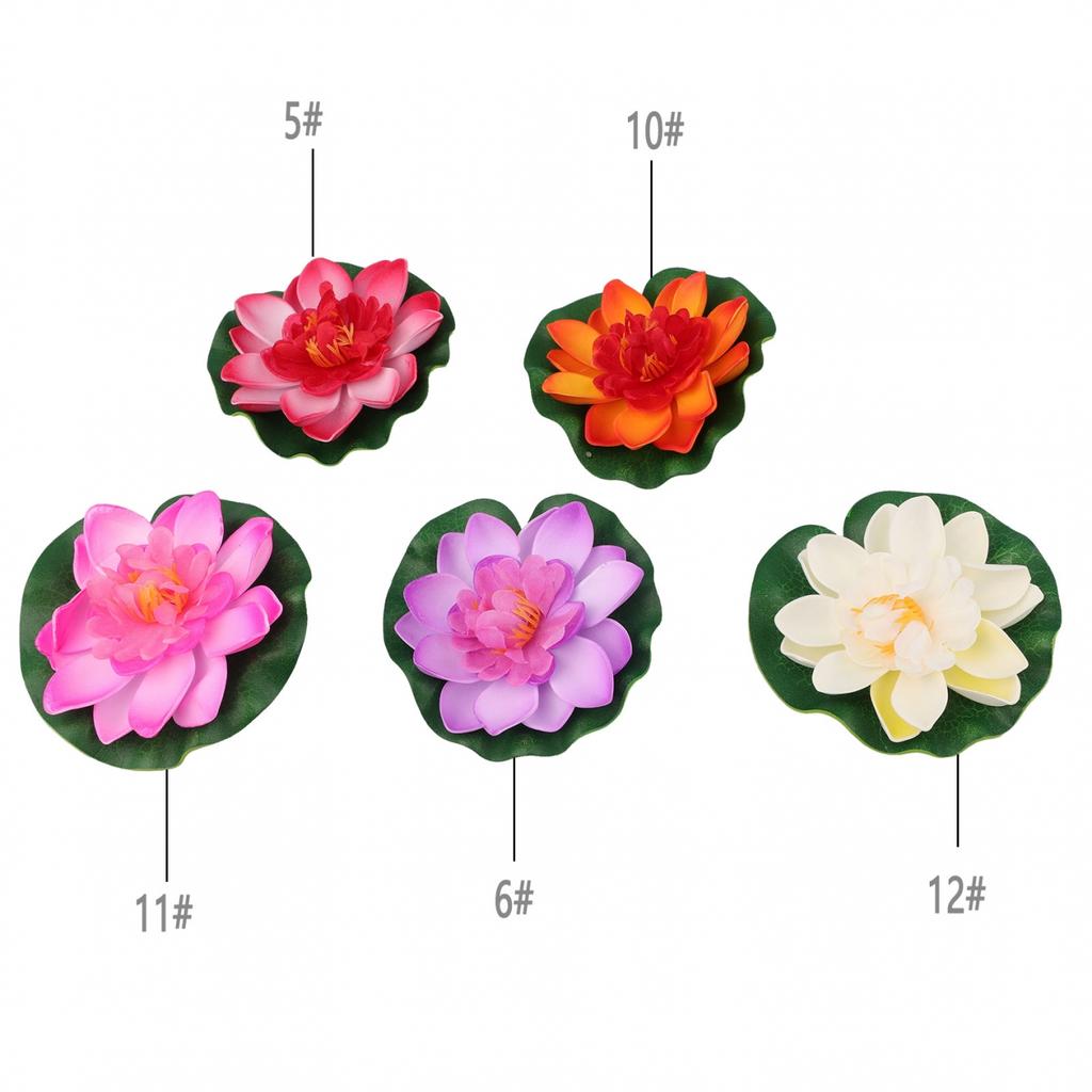 Decor Flower Pond 5pcs 10cm 5Pcs Floating Funny Plants 5* Water Garden