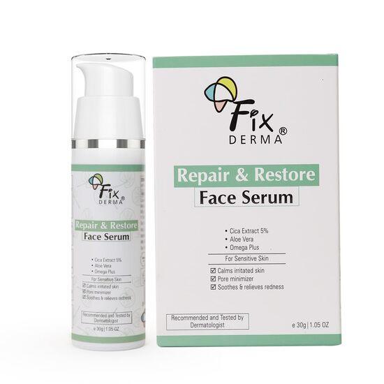 

Fixderma 5% Extract Cica Repair & Restore Сироватка для обличчя для чутливої ​​шкіри| Сироватка для обличчя для чоловіків і жінок - 15 г