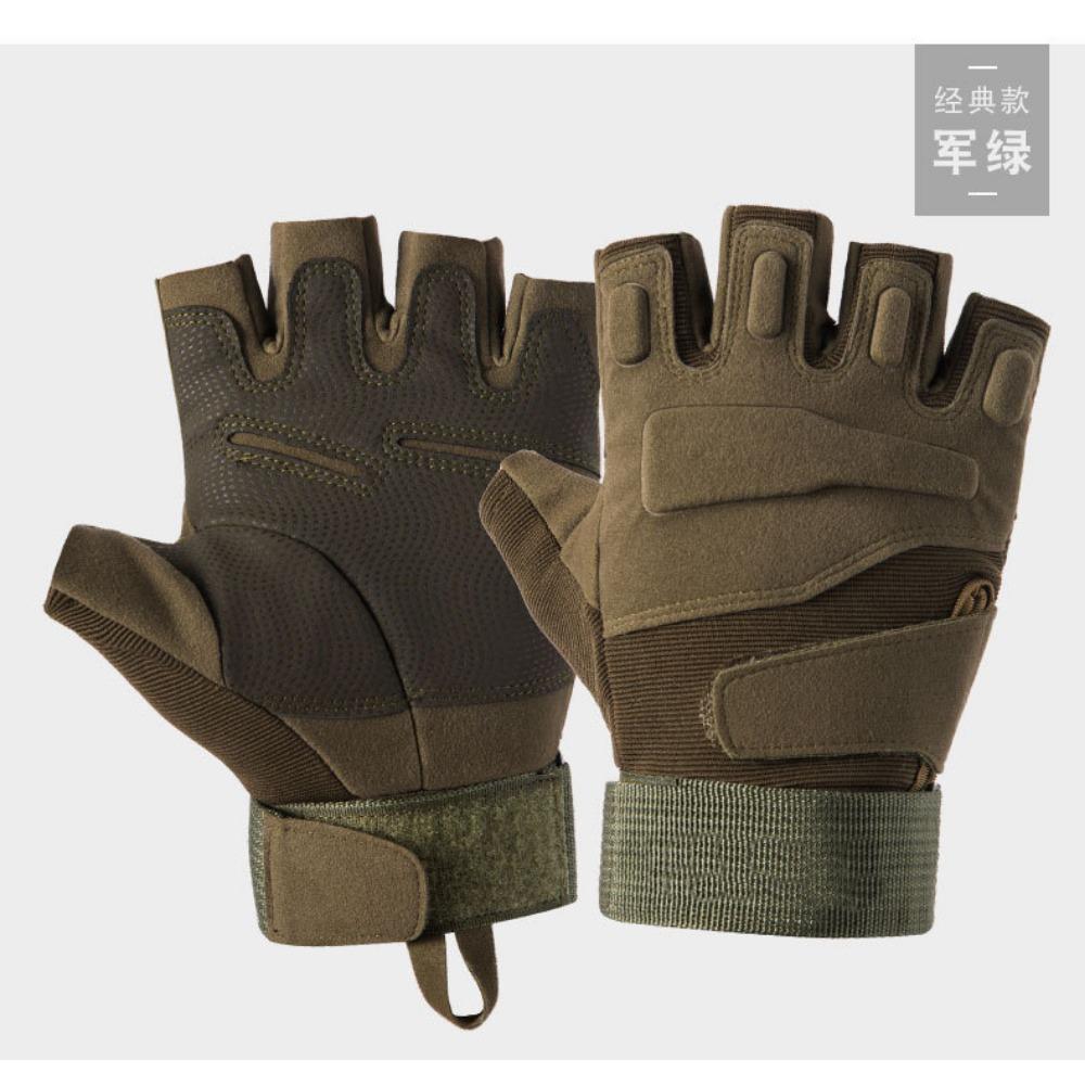 Outdoor Tactical Gloves Men and Women Field Military Fans Mountaineering Sports Motorcycle Riding Shade Fitness Half Finger Gloves