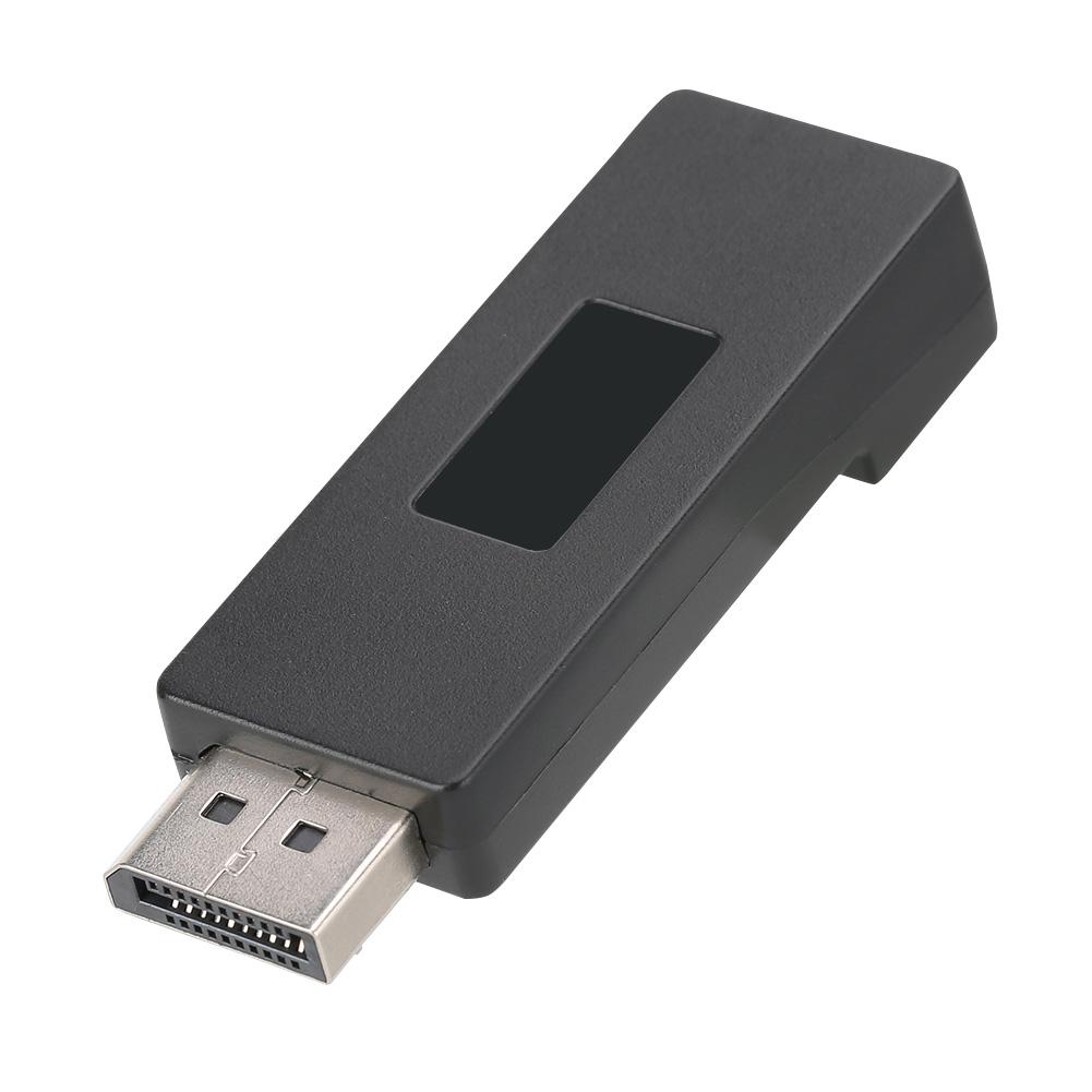 1080P High Purity Oxygen Free Copper Black PBS Shell DP Male to HDMI Female Adapter