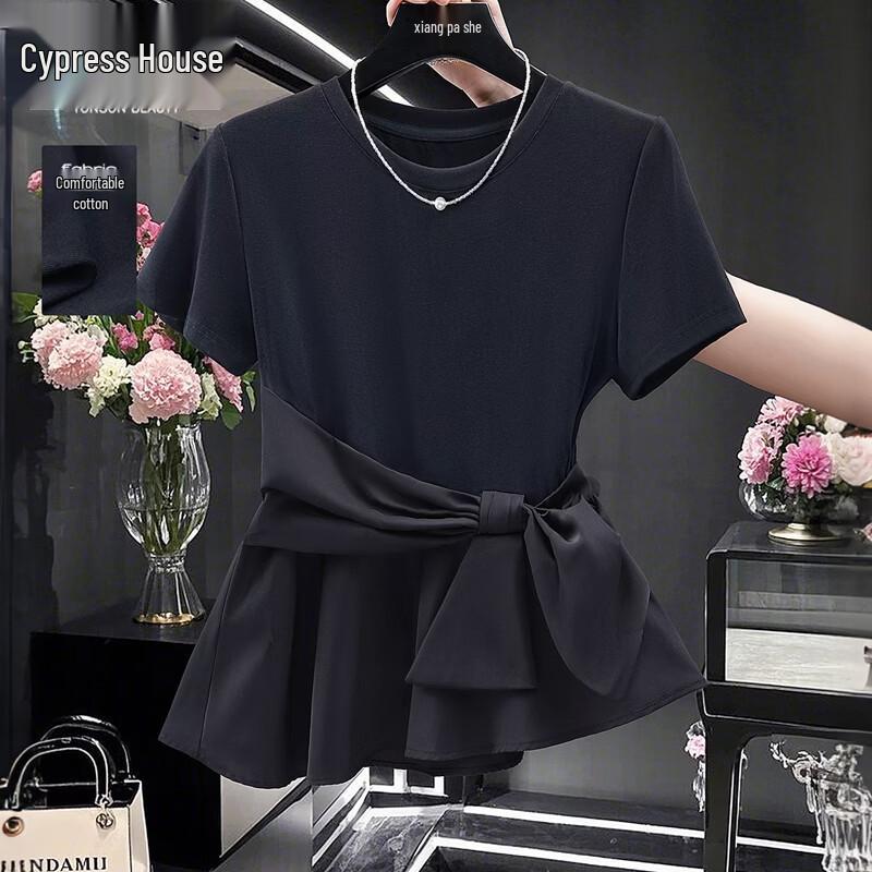 Women s Slim Fit Solid Short Sleeve T-Shirt XL