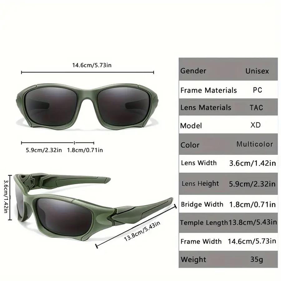 Polarized Fishing Sunglasses for Men Women Classic Camouflage Shades UV400 for Outdoor Driving Cycling Hiking