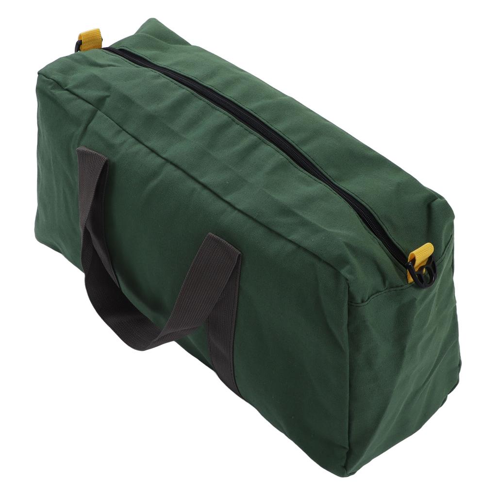 Hand Tool Bag Waterproof Heavy Duty Large Capacity Wide Mouth Canvas Portable Tool Tote for