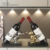 Elegant Red Wine and Glass Rack - Luxury Living Room Décor