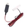AA Battery Eliminator Cable Cord with Type-C Converter USB or Type-C Input 5V2A