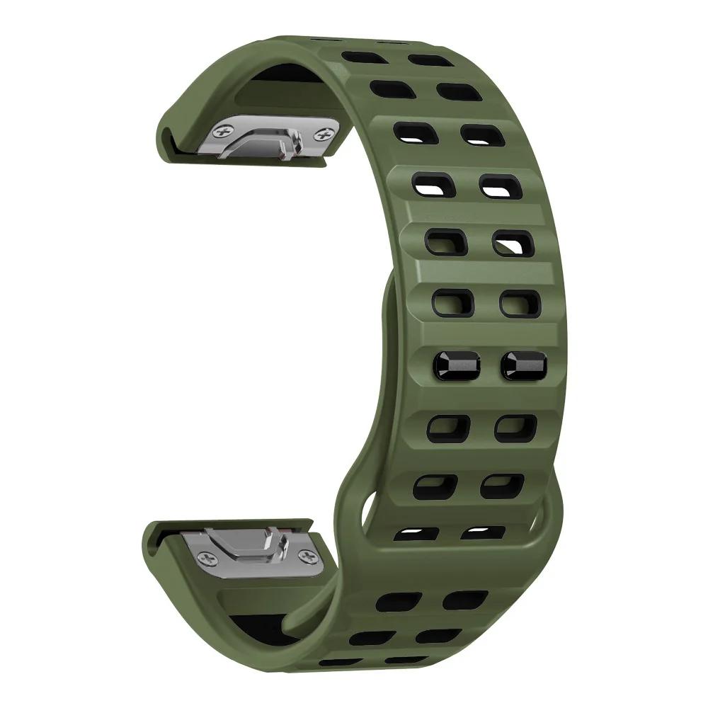 QuickFit 26mm 22mm Silicone Band For Garmin Fenix 8 7X 7 6X 6 5X Plus Epix Pro Gen 2 Forerunner 945 955 Strap Wristband Bracelet