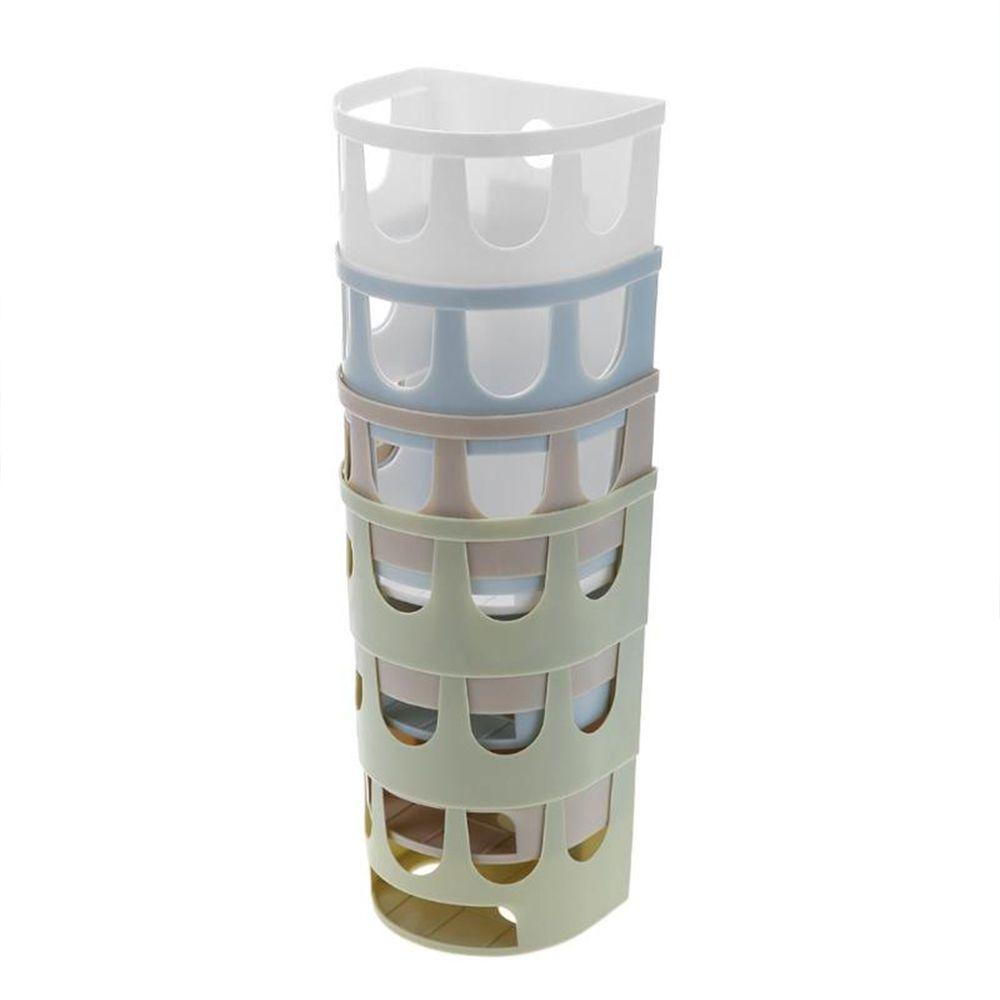 Kitchen Storage Multipurpose Garbage Bags Tableware Organizer Wall-mounted Plastic Bag Container